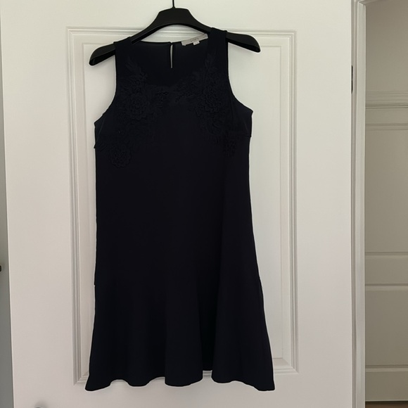 Navy Loft Sleeveless Dress - Picture 2 of 6